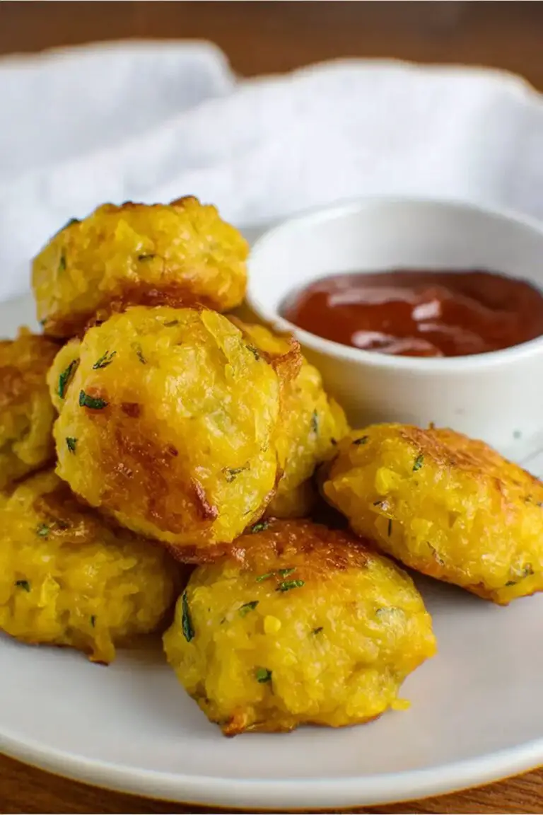 Yellow Squash Tots with Garlicky Yogurt Dip