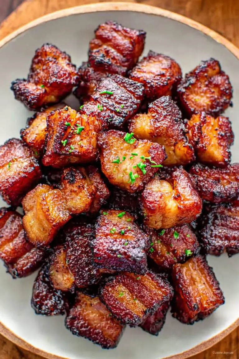Air Fryer Pork Belly Bites