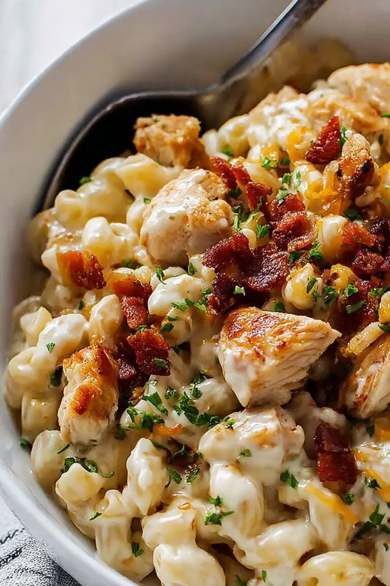 Chicken Ranch Macaroni and Cheese