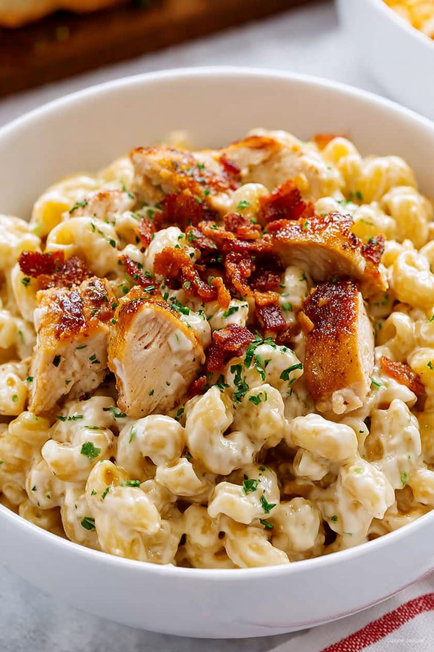 Chicken Ranch Macaroni and Cheese