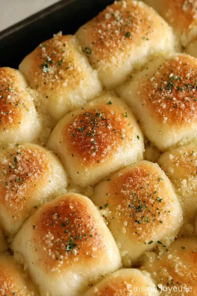 30-Minute Garlic Parmesan Dinner Rolls