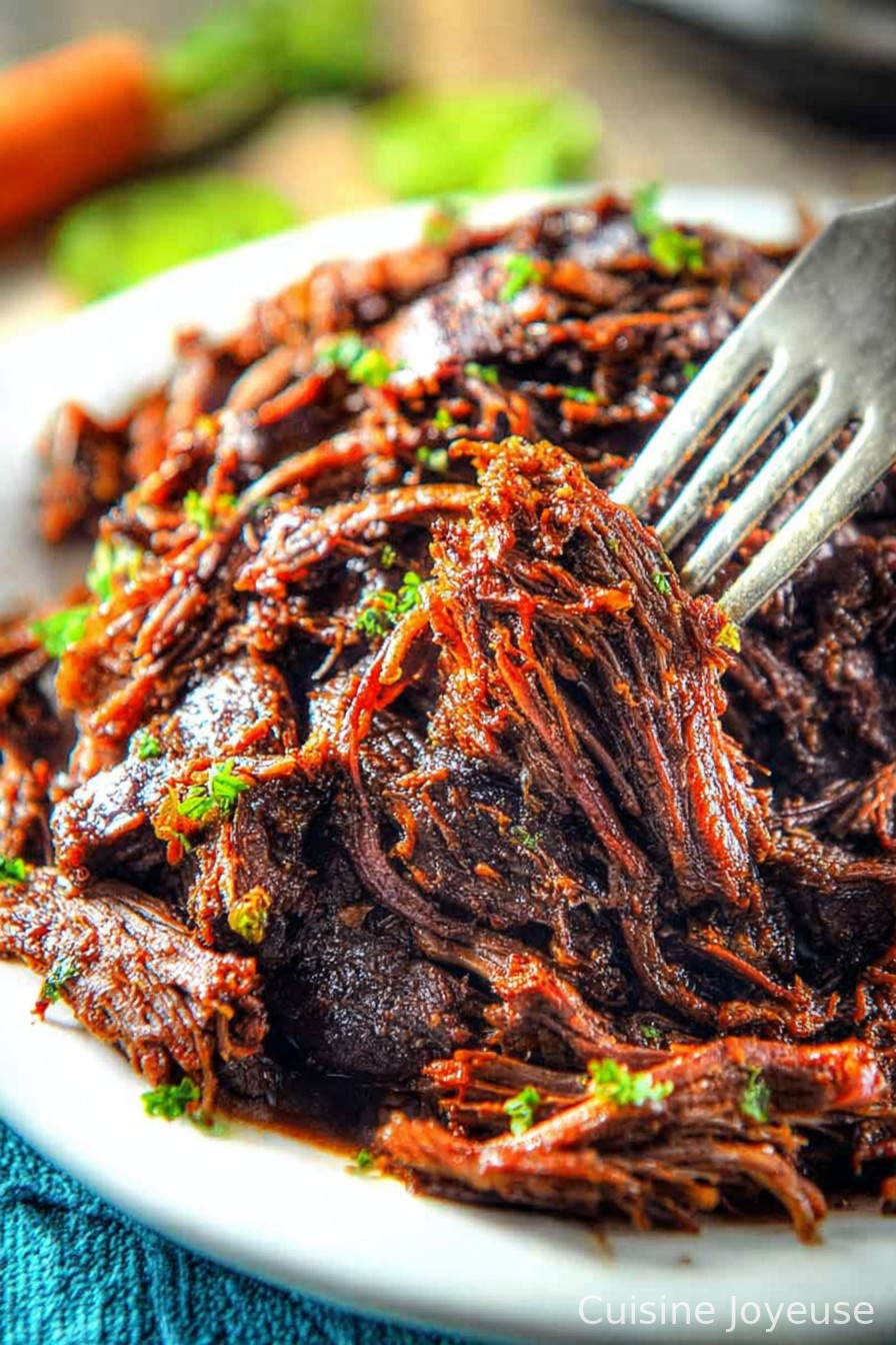Balsamic Slow Cooker Roast Beef