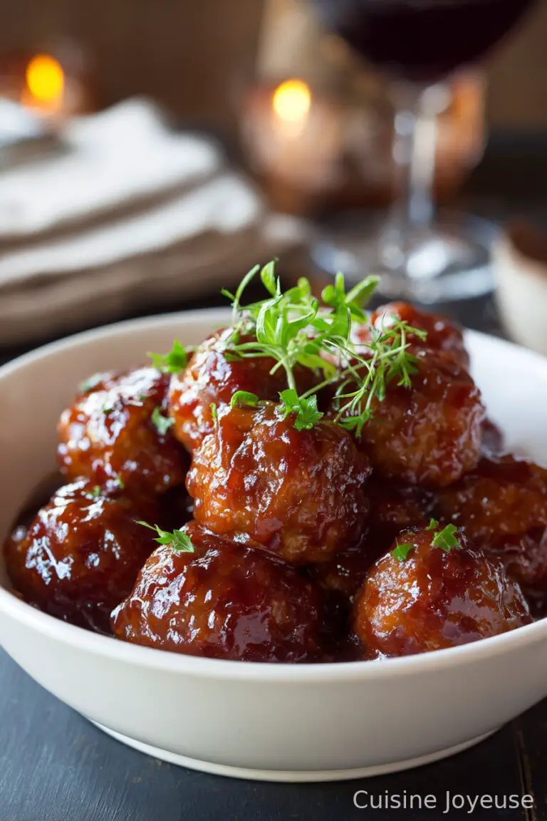 Crockpot grape jelly & BBQ meatballs