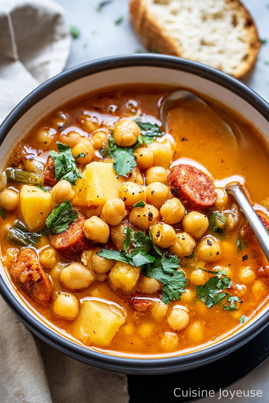 Chickpea Stew with Chorizo