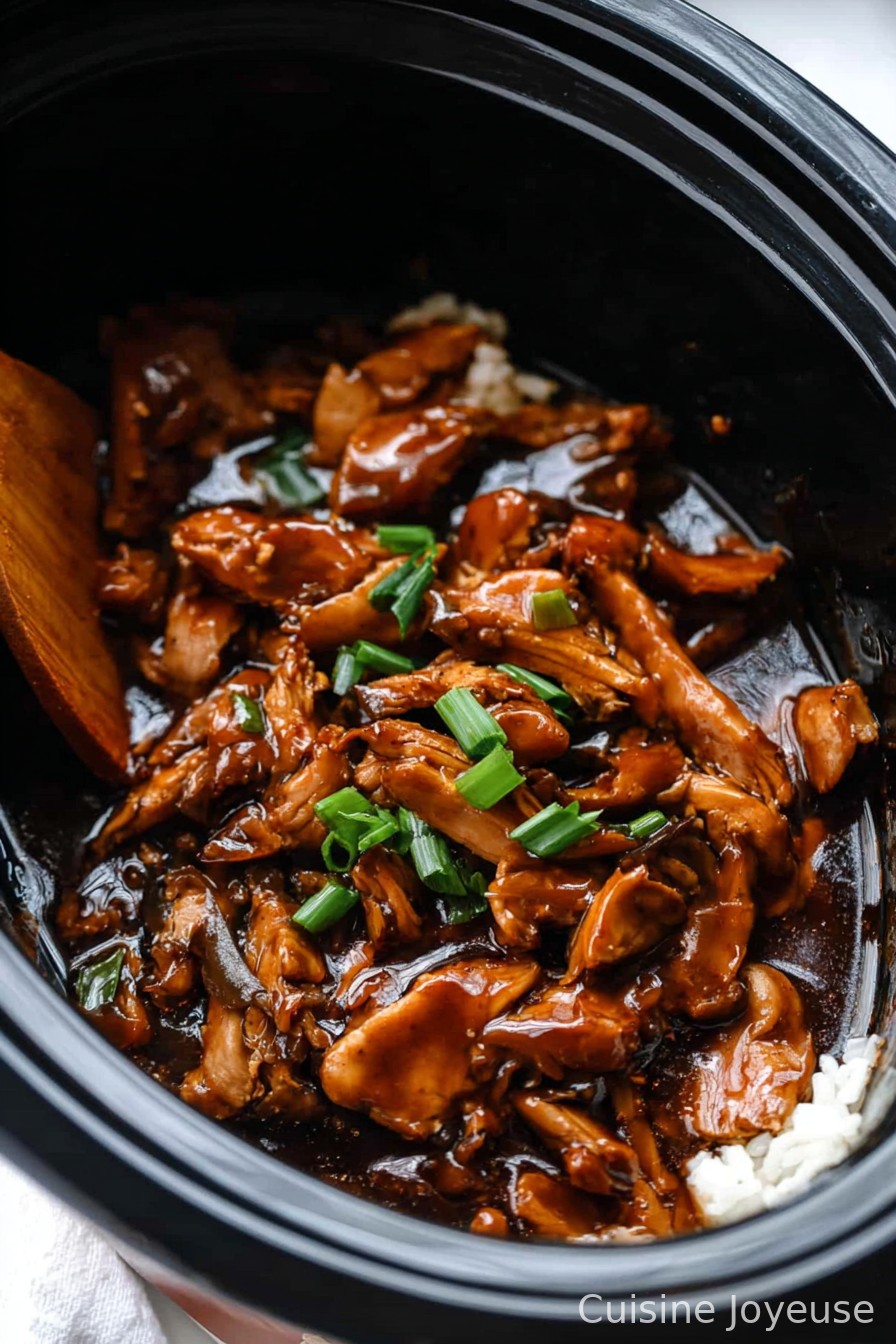 Crockpot Bourbon Chicken