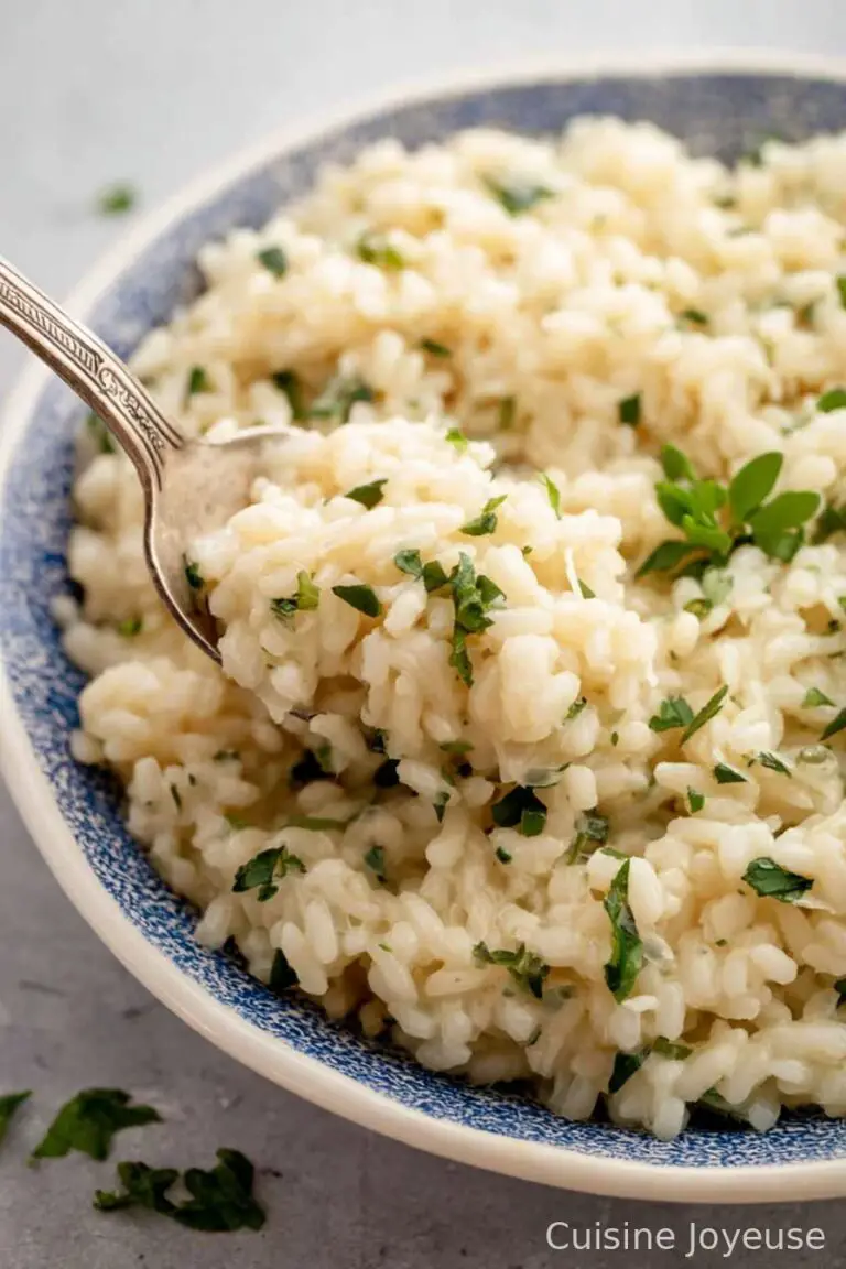 Easy Garlic Parmesan Risotto Recipe