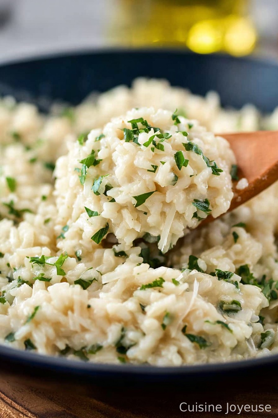 Easy Garlic Parmesan Risotto Recipe