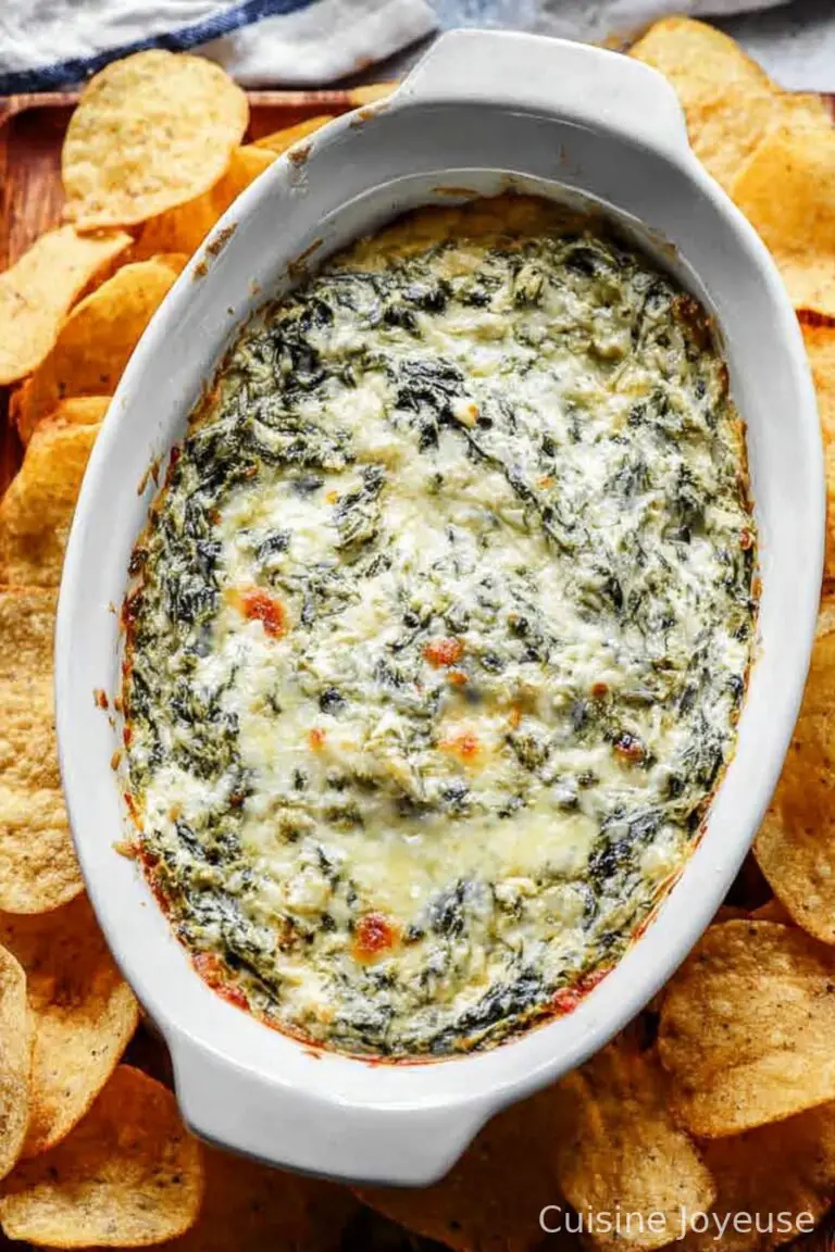 Game Day Spinach Artichoke Dip