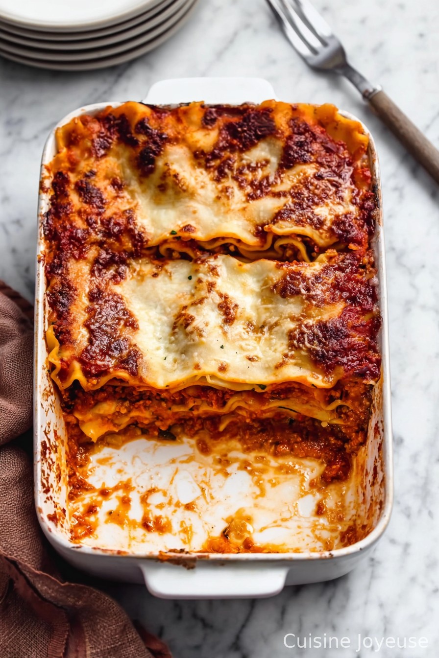 Homemade Simple Vegan Lasagna- No Nuts, No Tofu