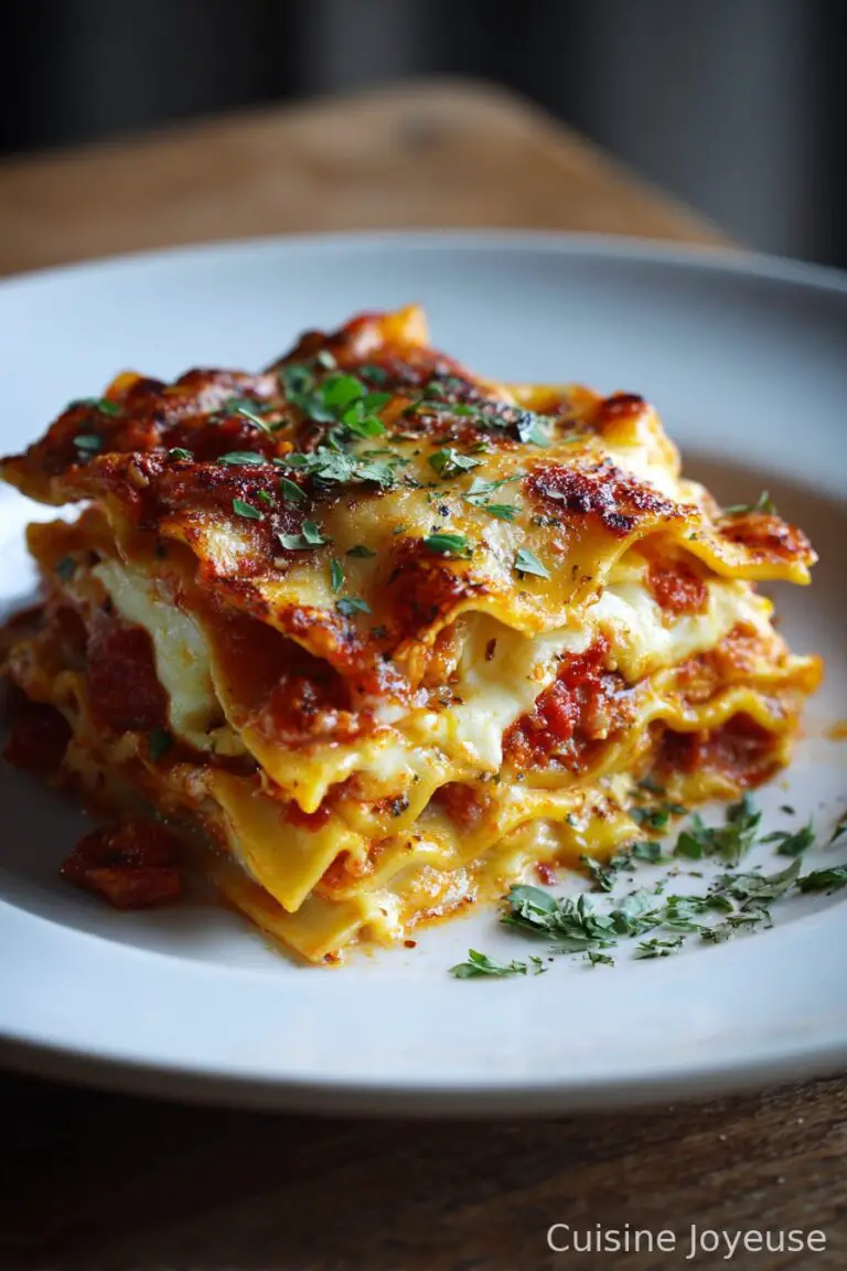 Lazy Ravioli Lasagna