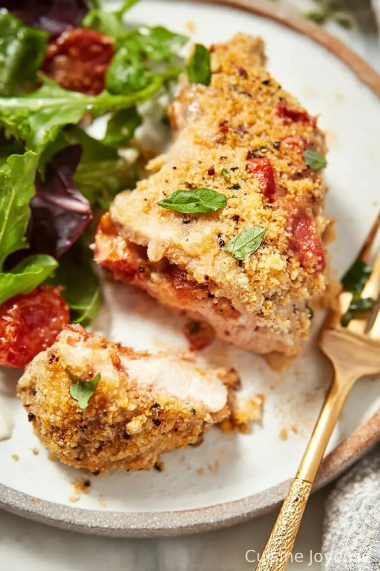 Lighter Stuffed Pork Chops