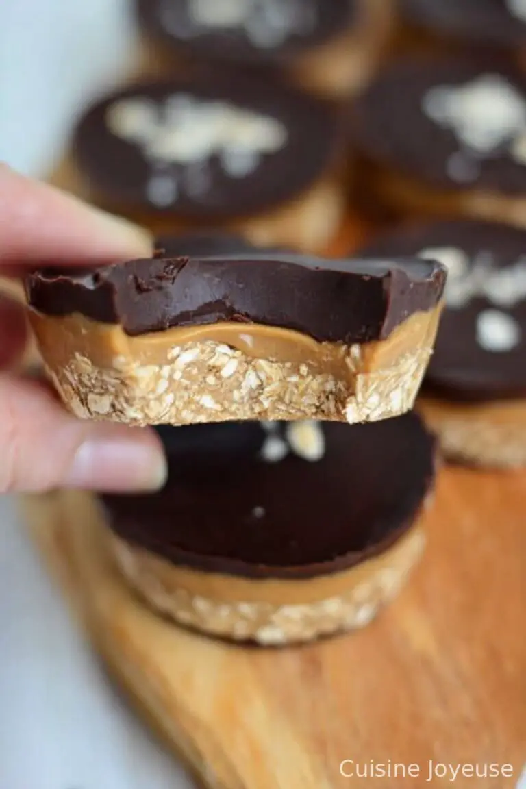 No Bake Peanut Butter Oat Cups