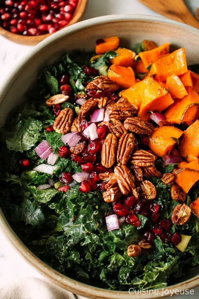 Paleo & Vegan Winter Kale Salad (Whole30 Option)