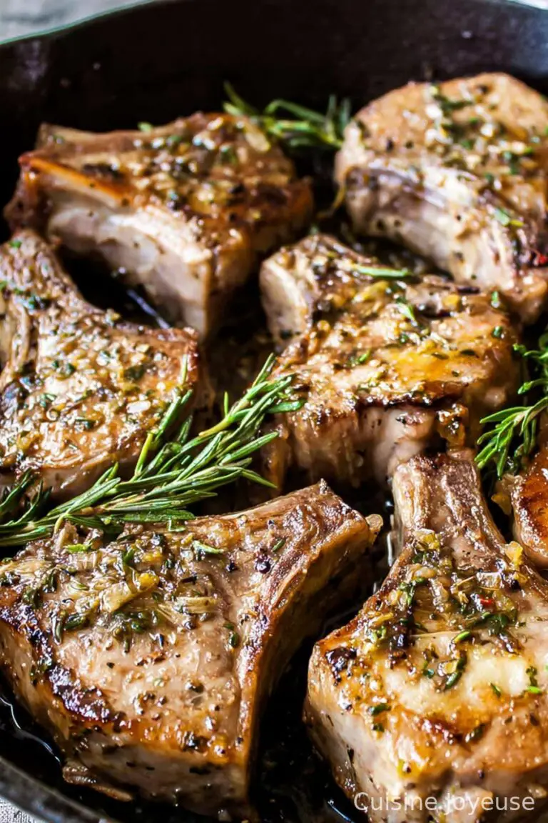 Pan Seared Lamb Chops