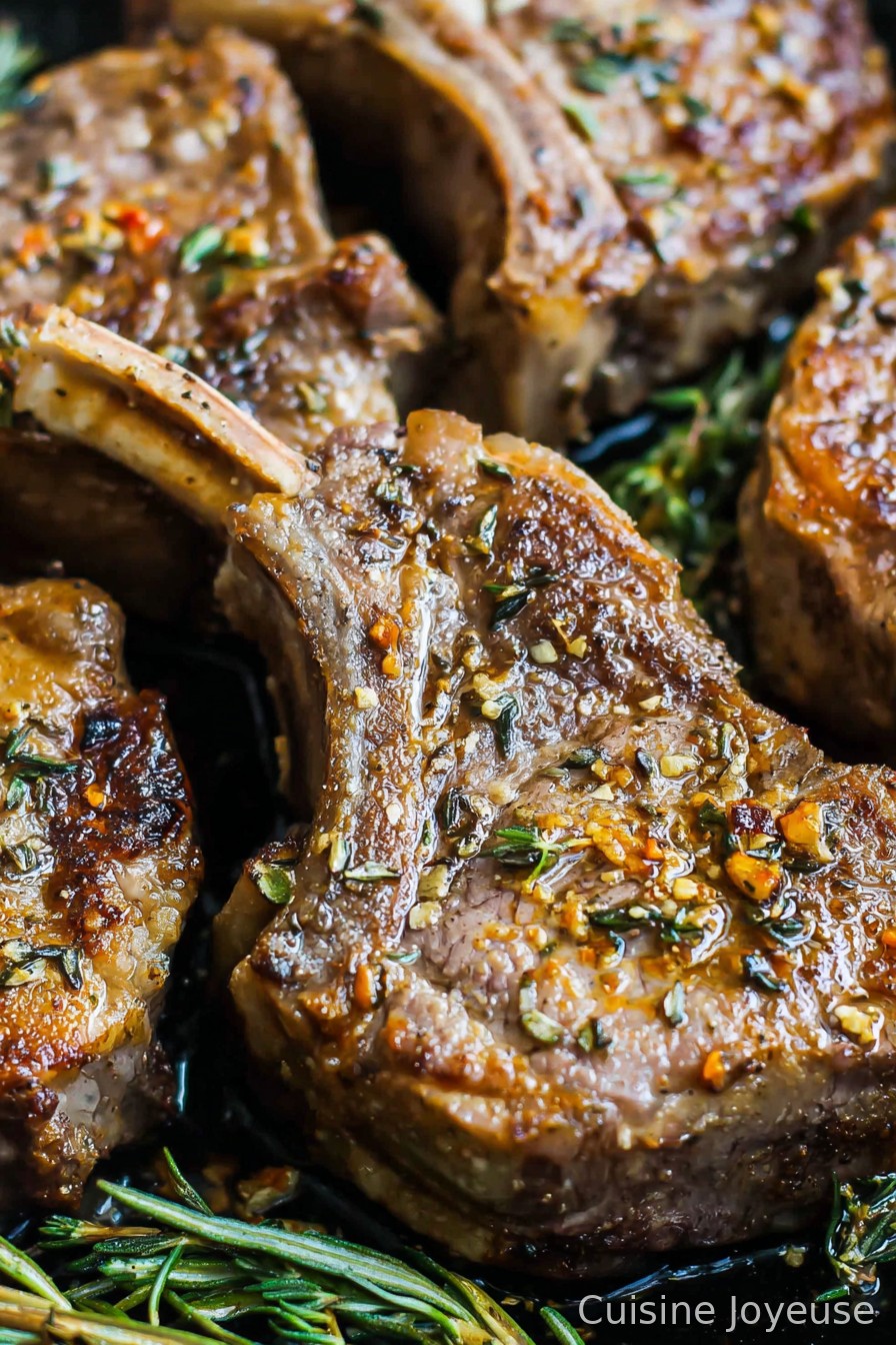 Pan Seared Lamb Chops