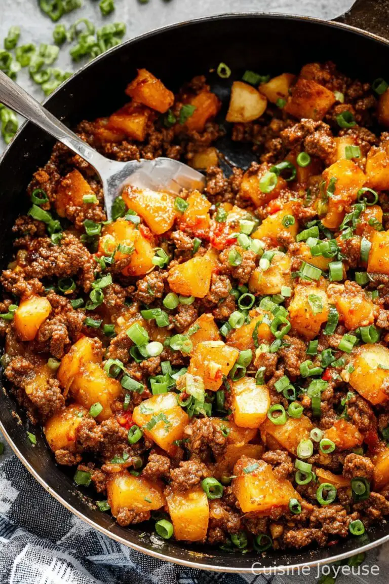 Quick Ground Beef Potatoes