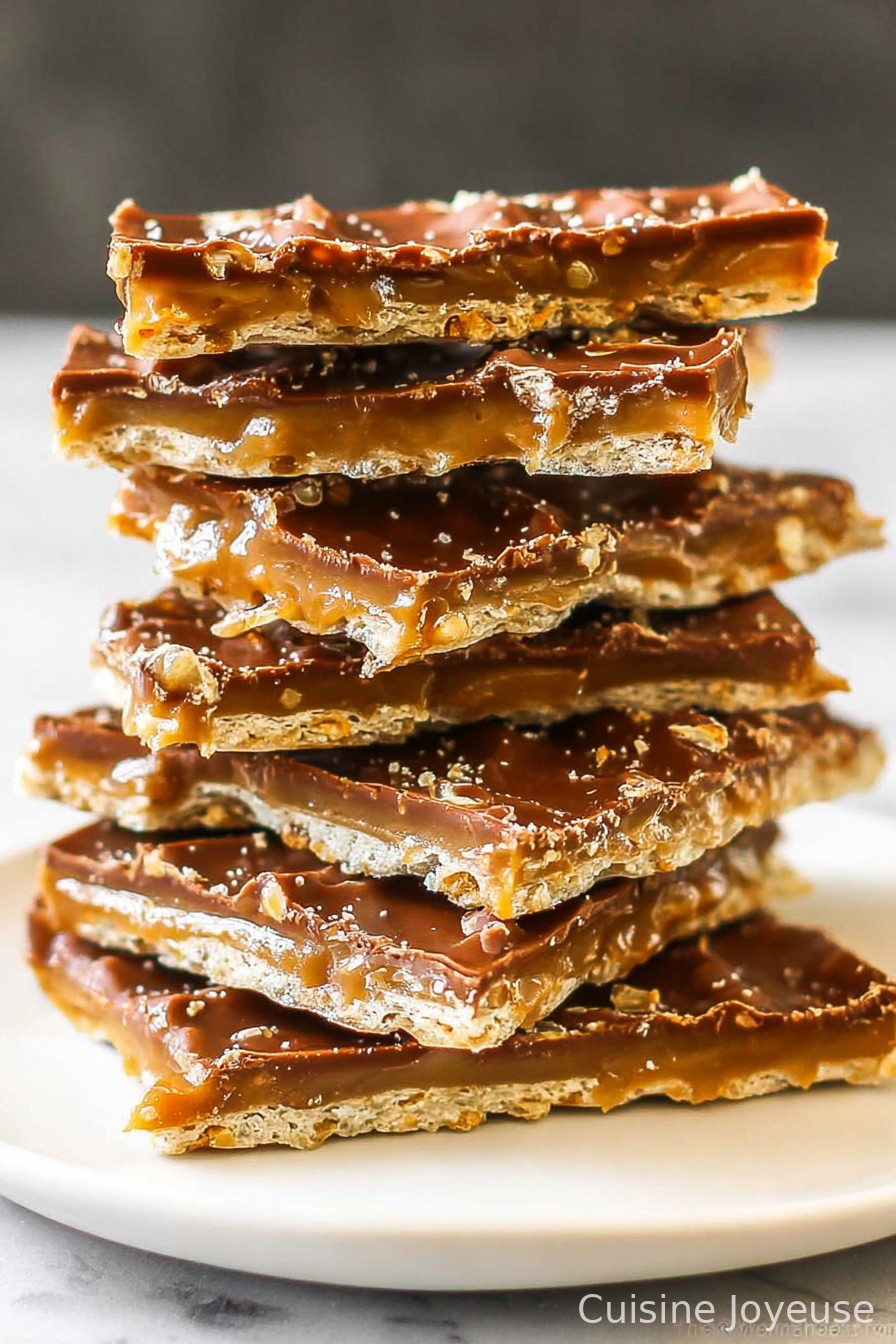 Saltine Cracker Candy (Christmas Crack Toffee Bark)
