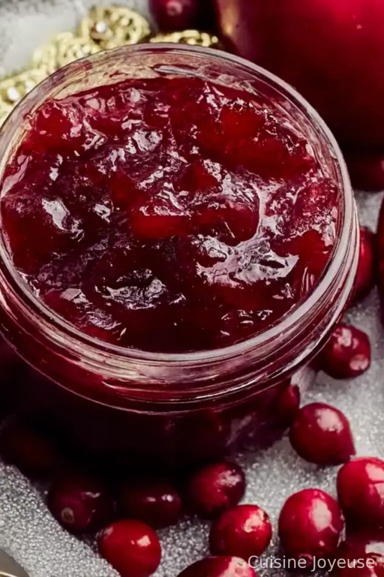 Sweet Christmas Cranberry Jam