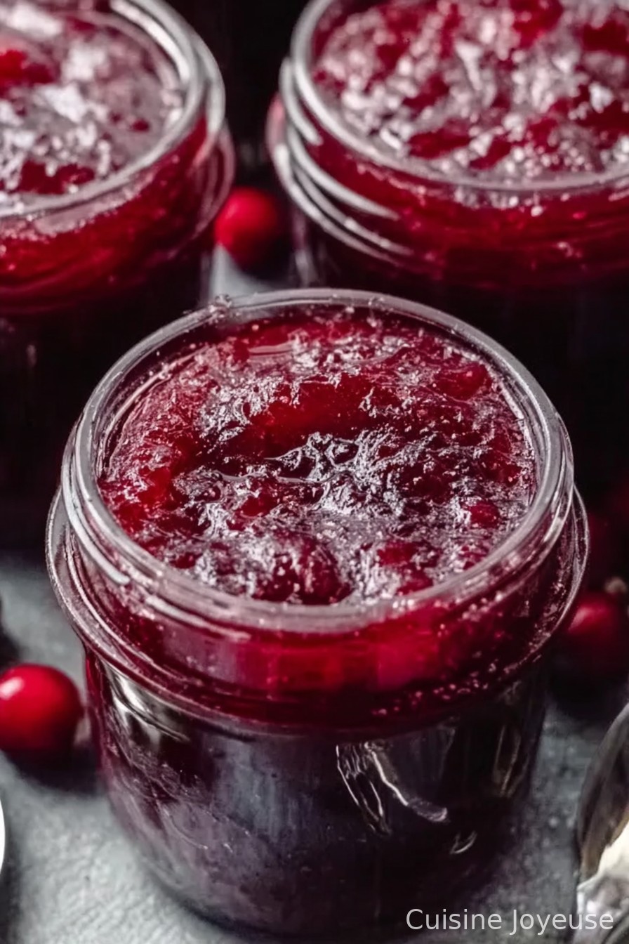 Sweet Christmas Cranberry Jam