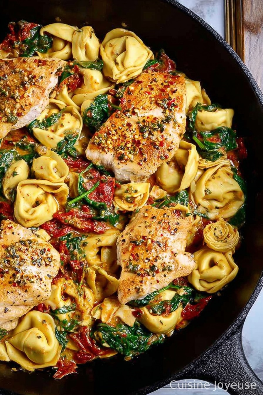 Tuscan Chicken with Tortellini