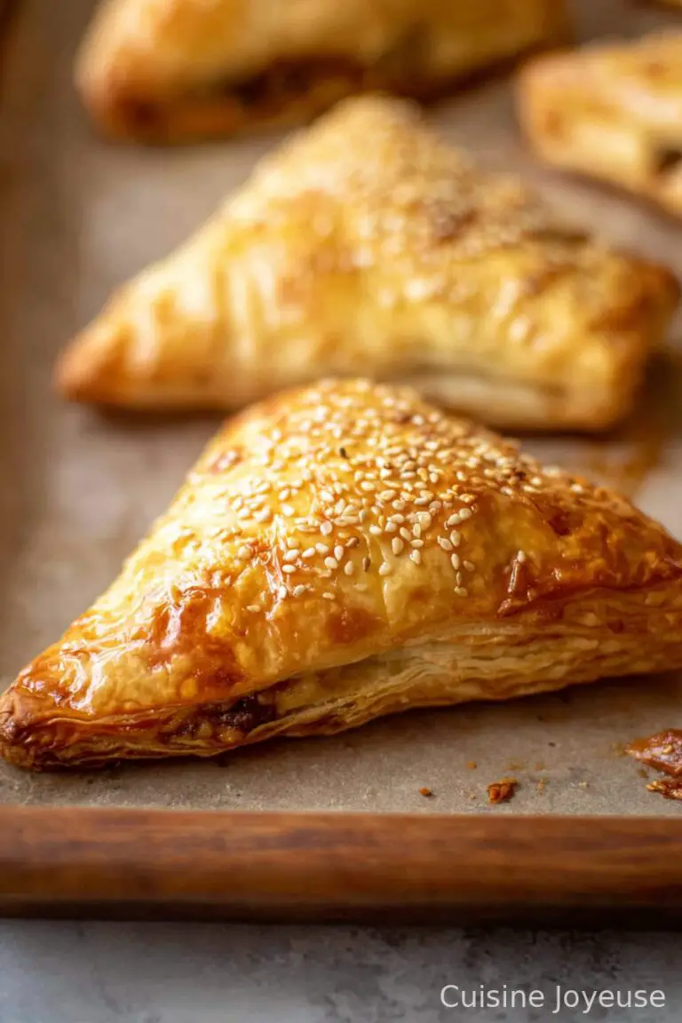 Cheeseburger Puff Pastry Pockets