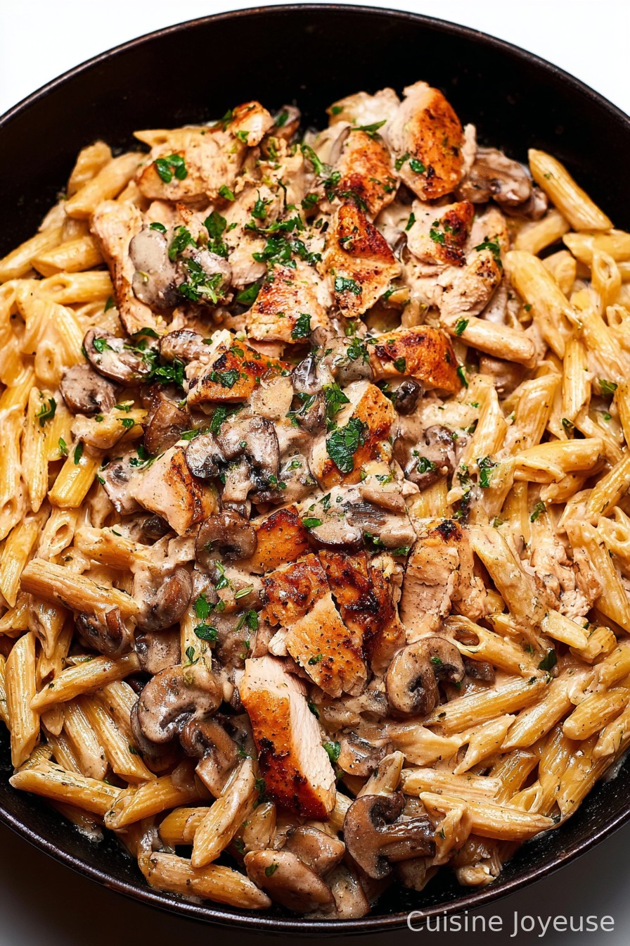 Chicken Mushroom Pasta Recipe