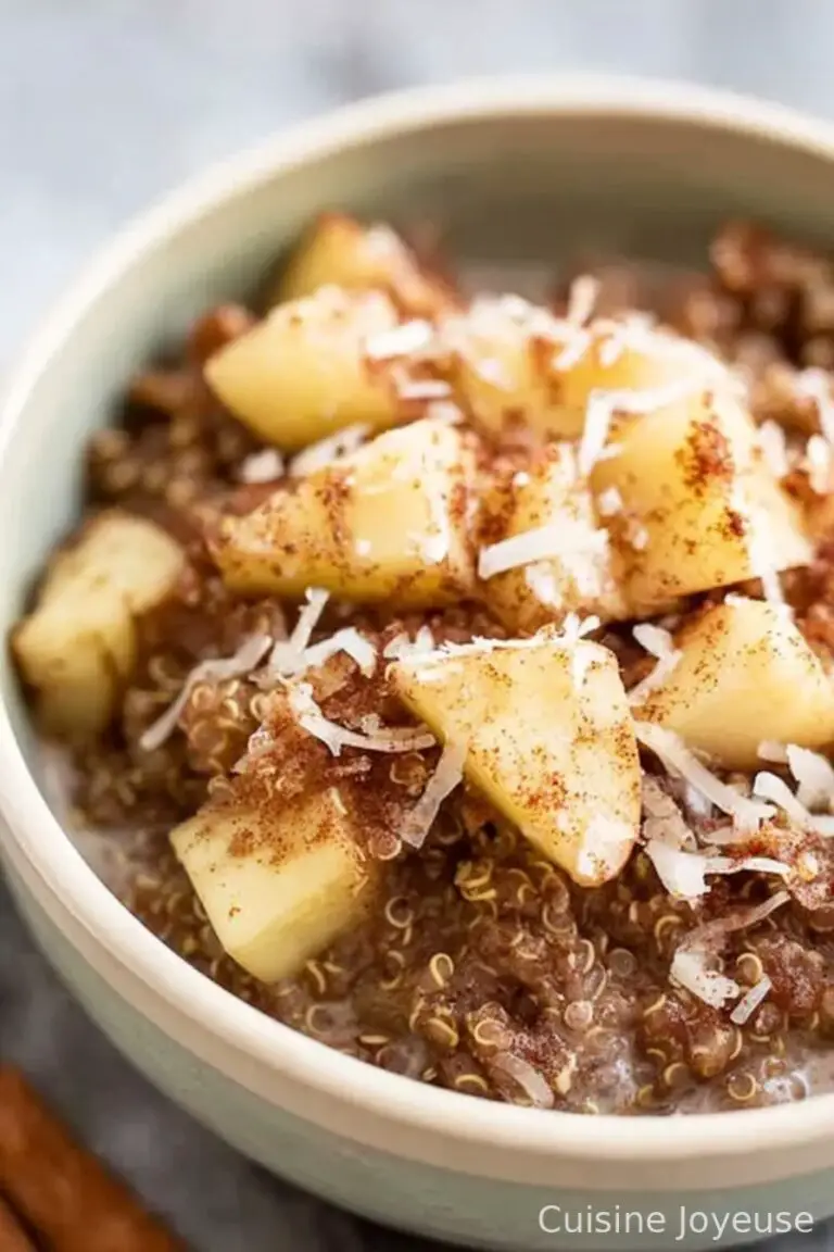 Cinnamon Apple Breakfast Quinoa