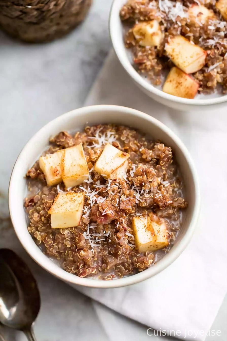 Cinnamon Apple Breakfast Quinoa