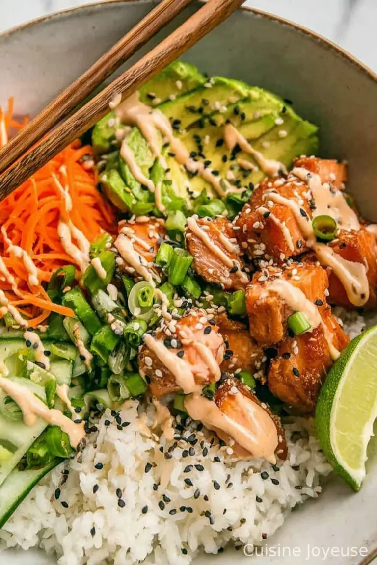Crispy Salmon Bowls Recipe