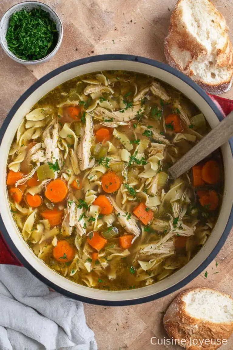 Easy Rotisserie Chicken Noodle Soup