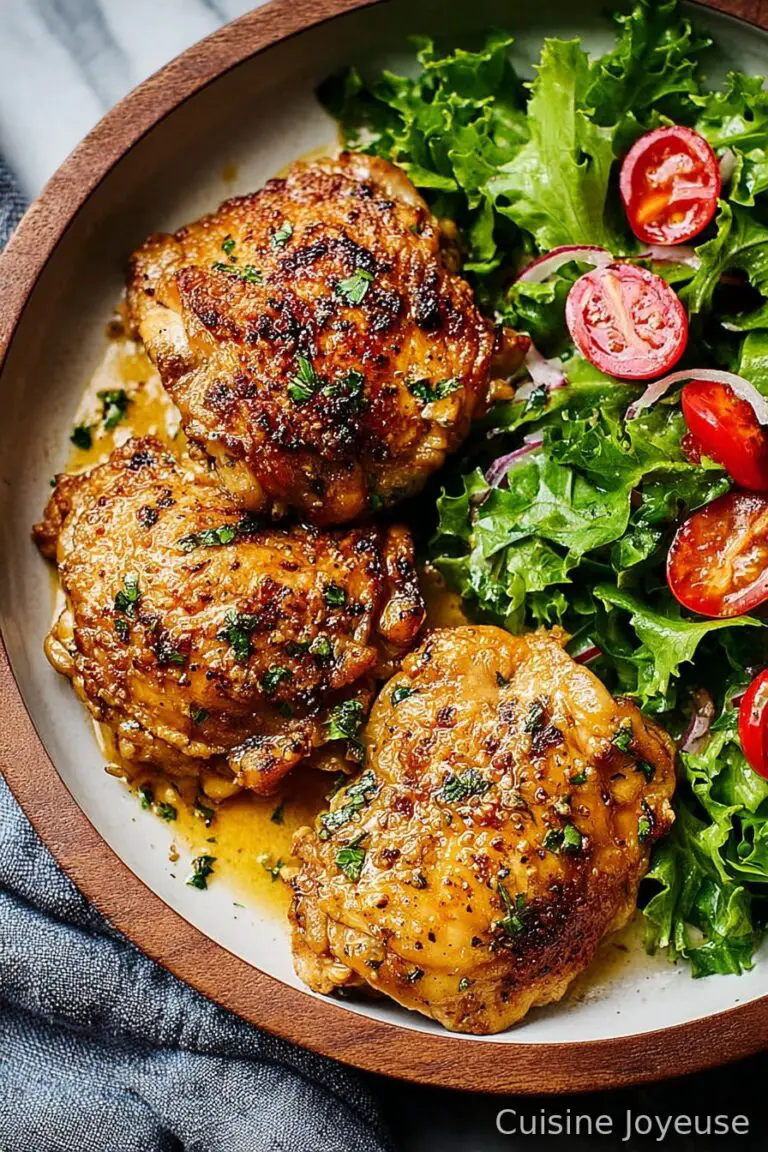 Easy Skillet Chicken Thighs