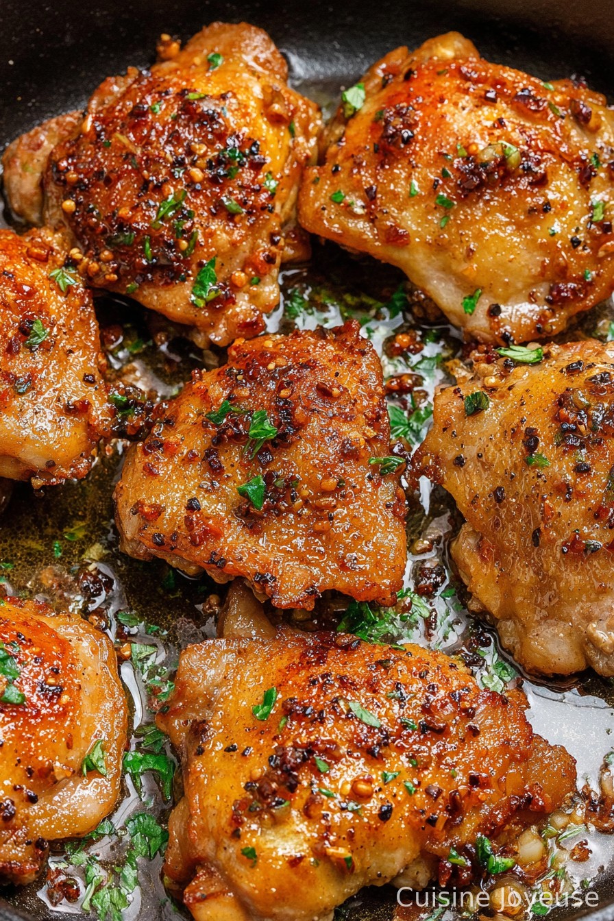 Garlic Butter Chicken Thighs Recipe
