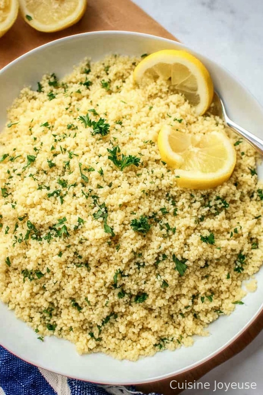 Herby Lemon Couscous Recipe