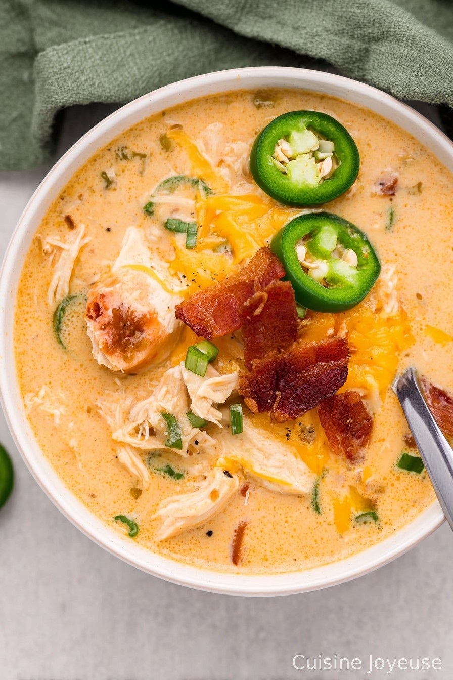 Jalapeño Popper Crack Chicken Soup
