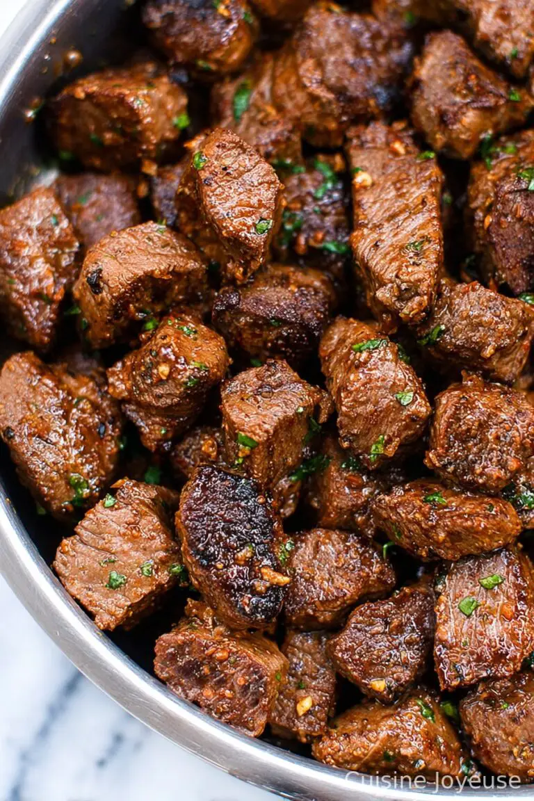 Juicy Garlic Butter Steak Bites
