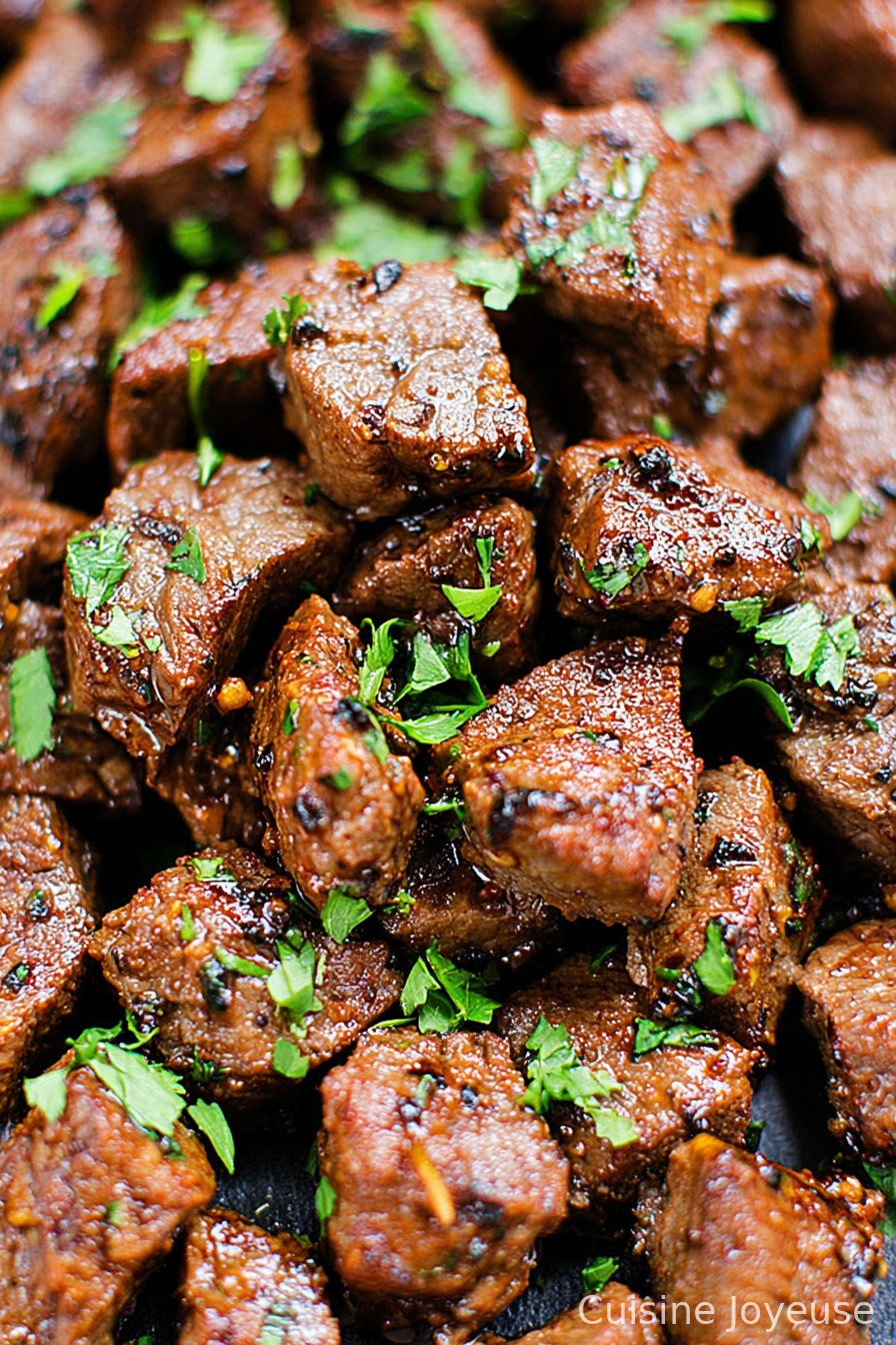 Juicy Garlic Butter Steak Bites