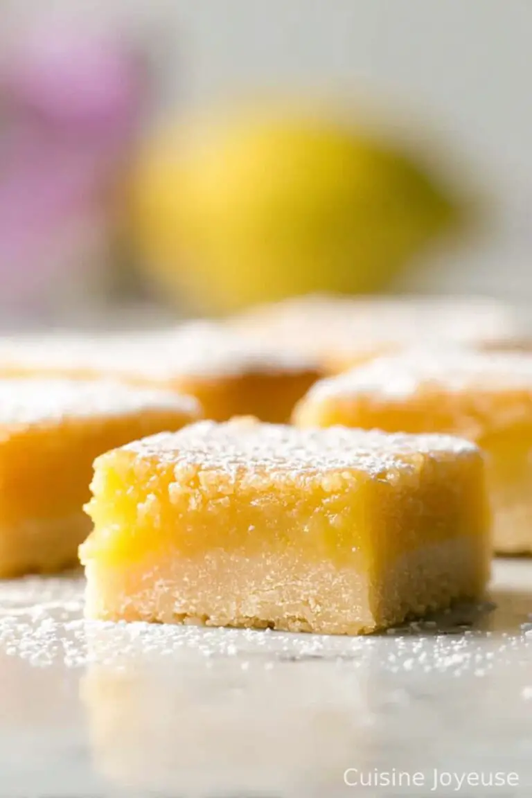 Lemon Bars with Shortbread Crust