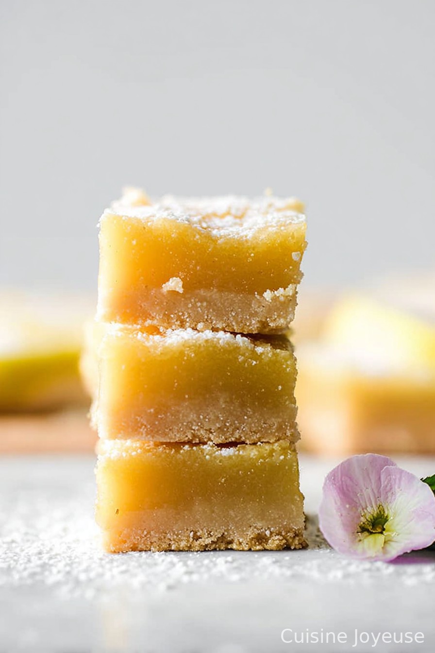 Lemon Bars with Shortbread Crust