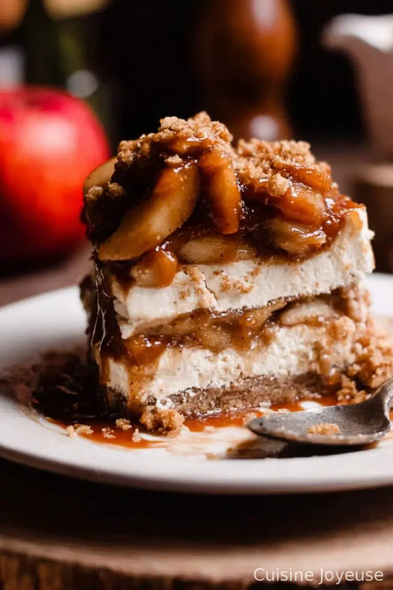 salted caramel apple pie cheesecake