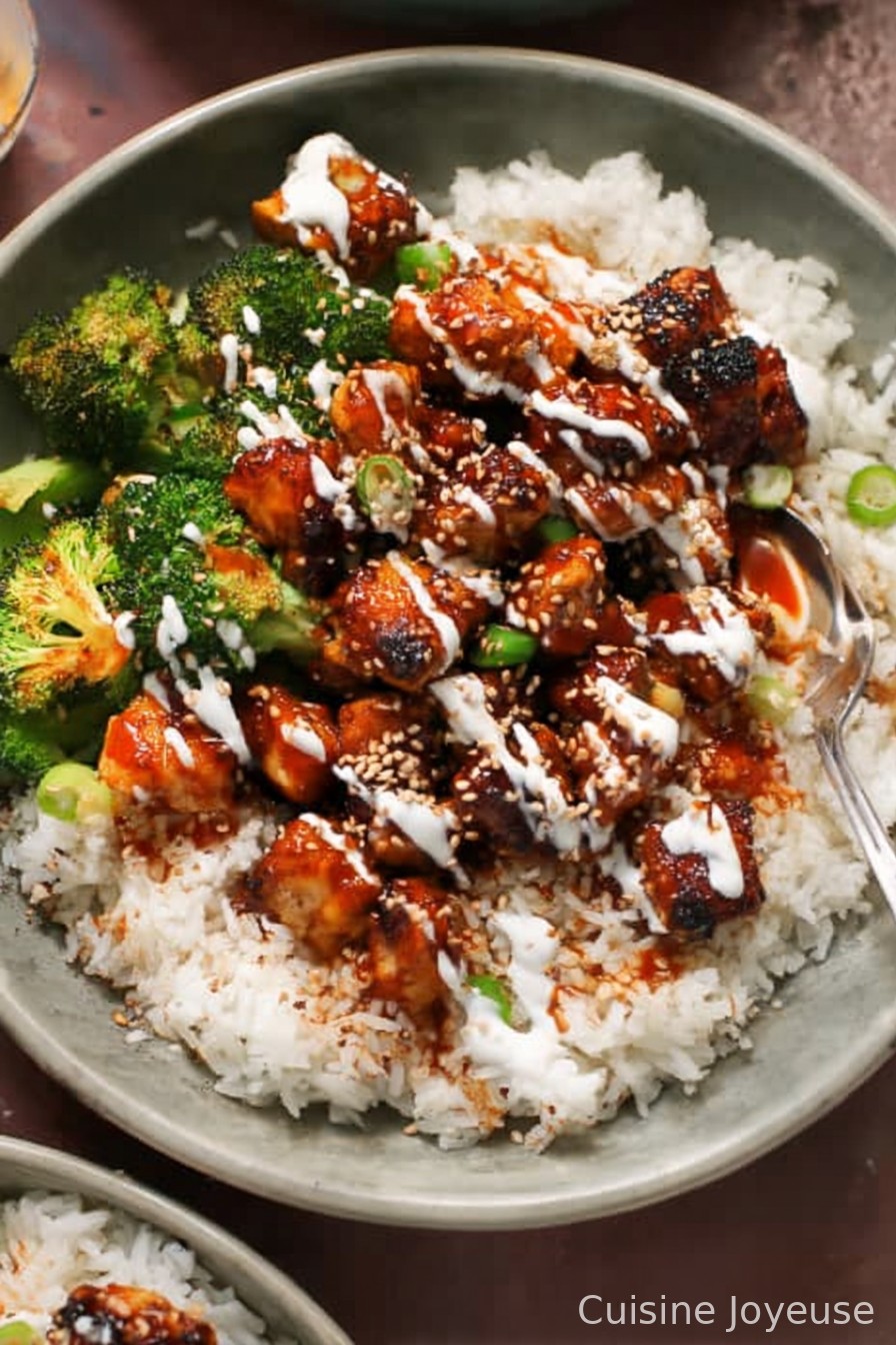 Sticky Chicken Rice Bowls