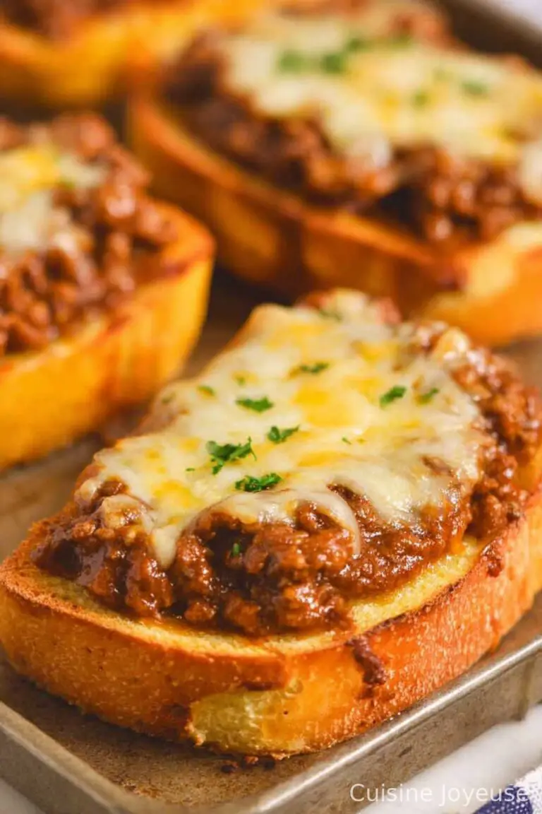 Texas Toast Sloppy Joes