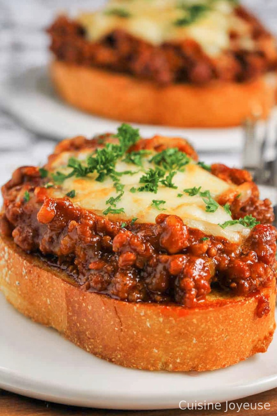 Texas Toast Sloppy Joes