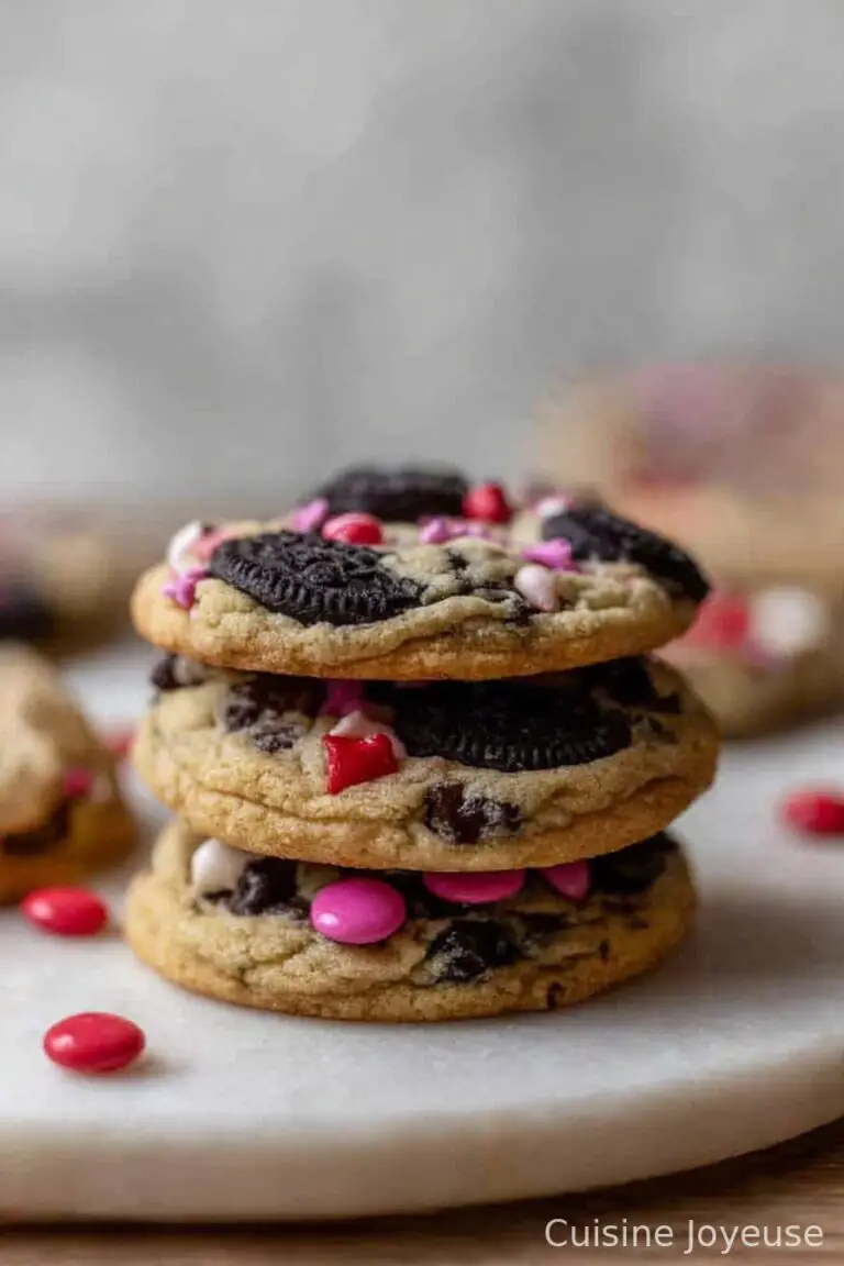 The Best Valentine’s Day Oreo m&m’s Cookies