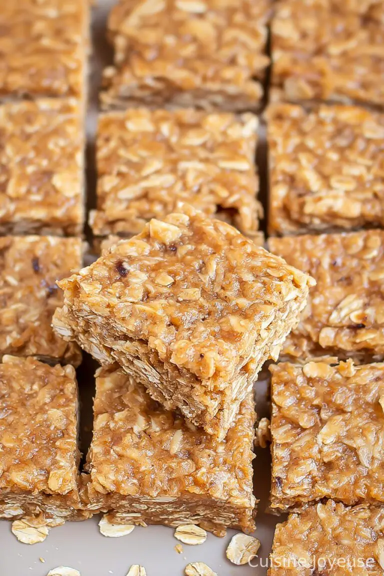 3 Ingredient Apple Oatmeal Bars (No Flour, Eggs, Added Sugar or Butter)