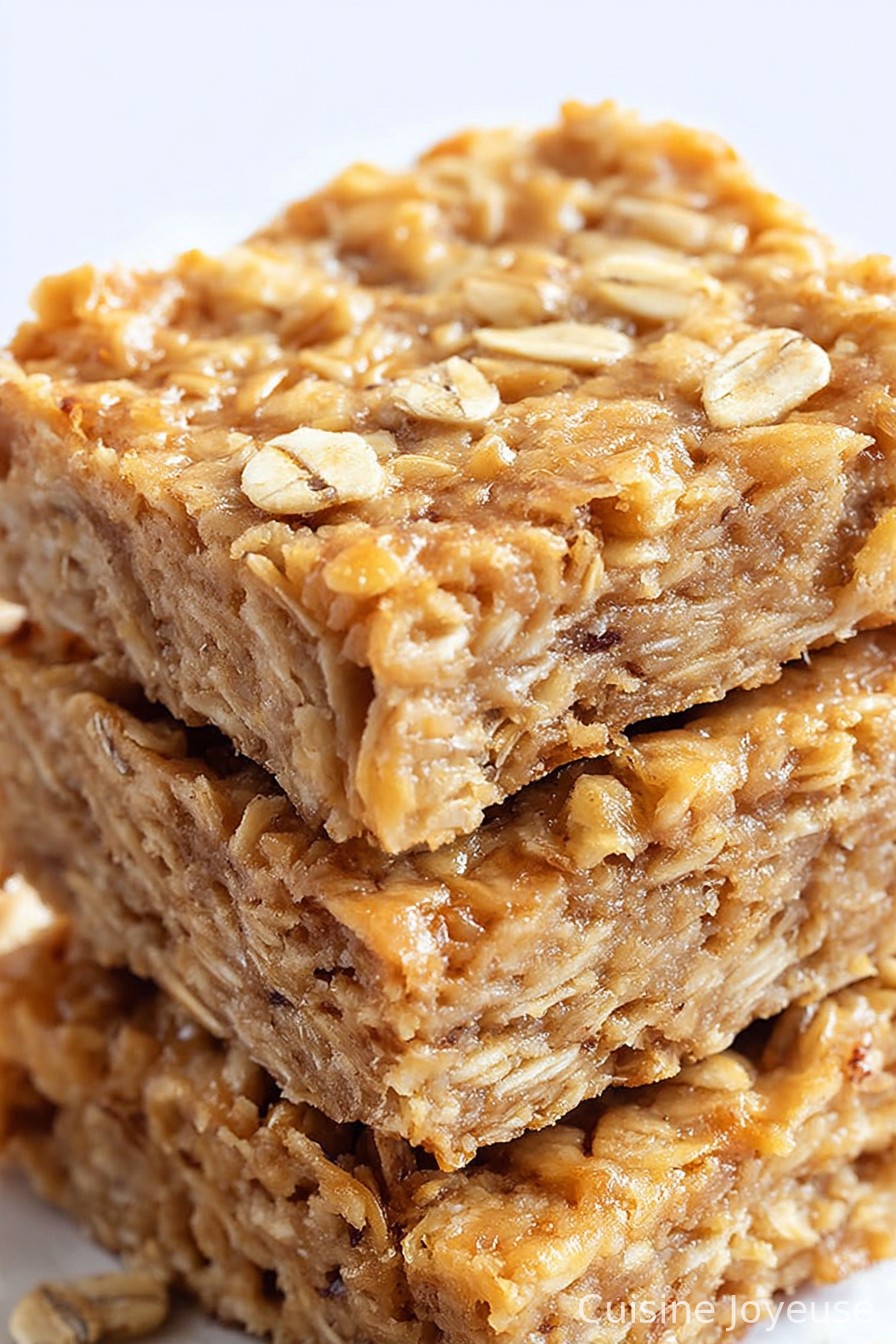 3 Ingredient Apple Oatmeal Bars (No Flour, Eggs, Added Sugar or Butter)