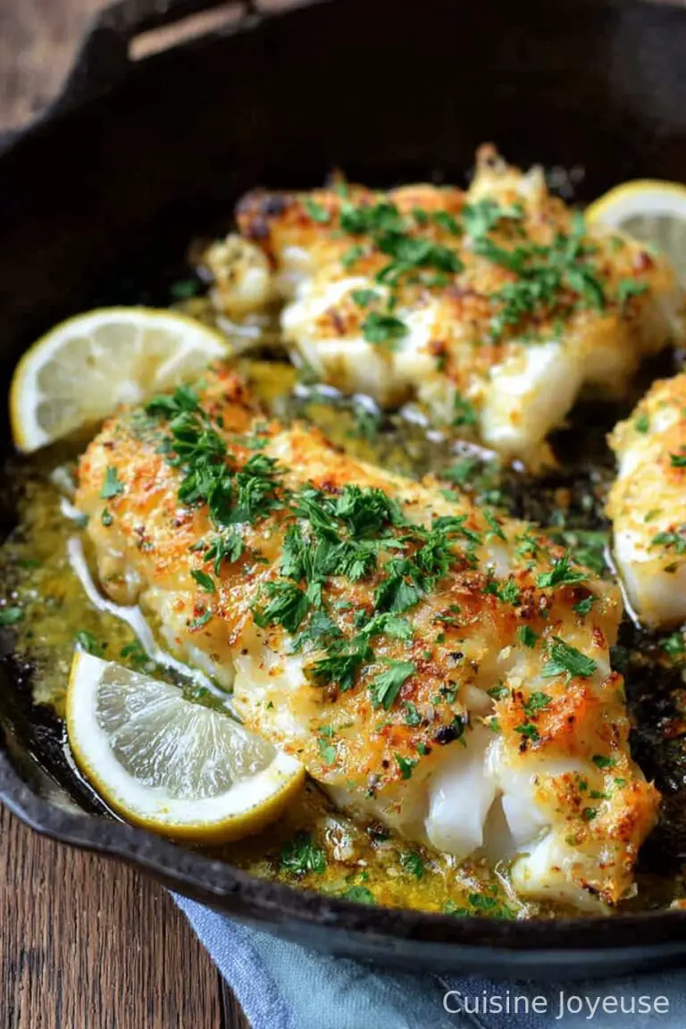 Baked Cod Recipe with Lemon and Garlic