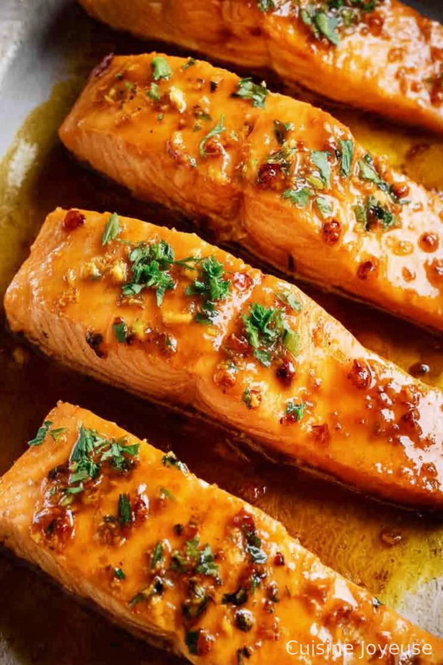 Baked Honey Glazed Salmon