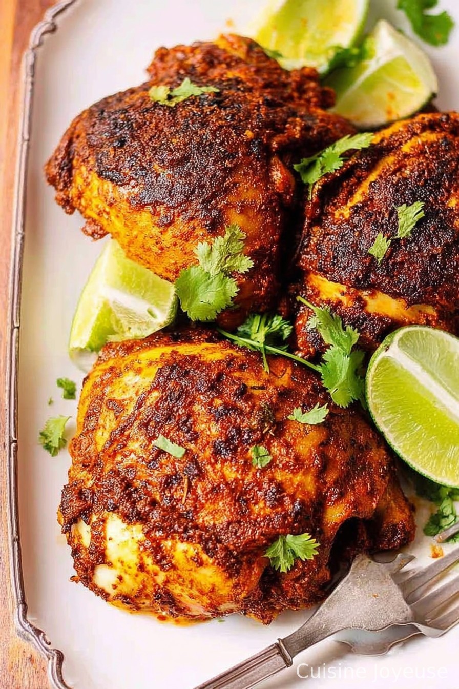 Crispy Baked Chicken Thighs