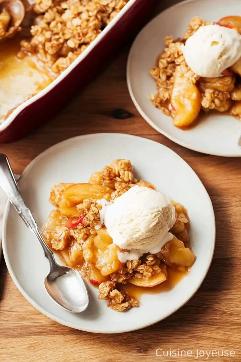 Easy Apple Crisp with Oat Topping