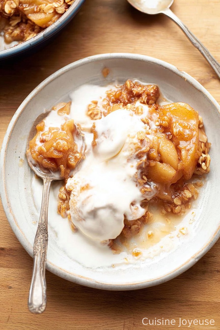 Easy Apple Crisp with Oat Topping